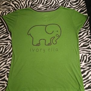 ivory ella tee shirt, sm/med